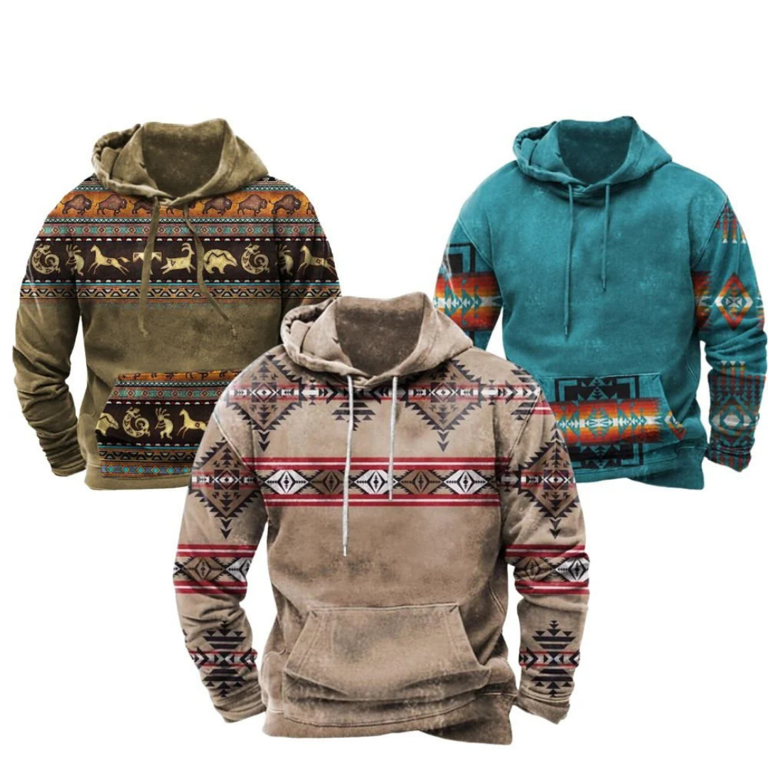 Men’s Tribal Hoodie | Longline