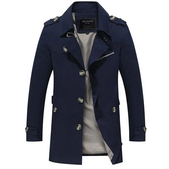 Men’s Stylish Trench Coat | Lightweight