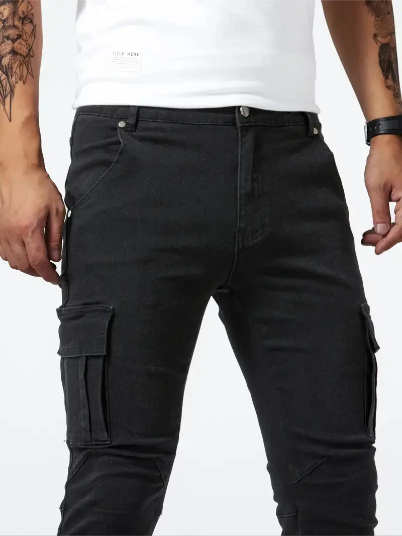 Men’s Slim Fit Cargo Trousers | Work
