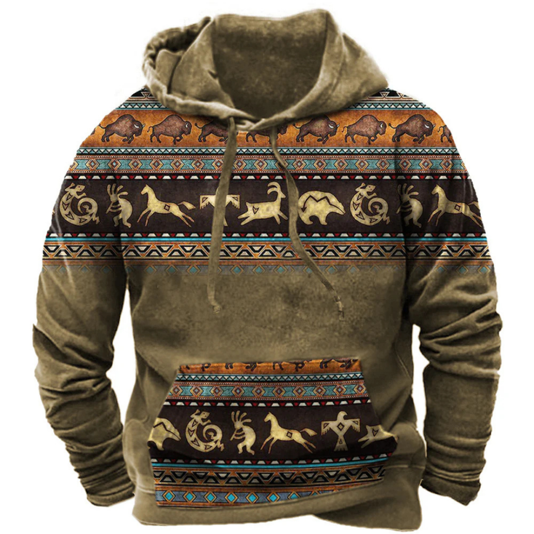Men’s Tribal Hoodie | Longline