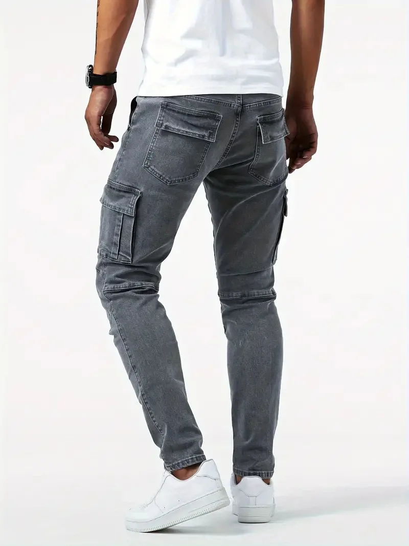 Men’s Slim Fit Cargo Trousers | Work
