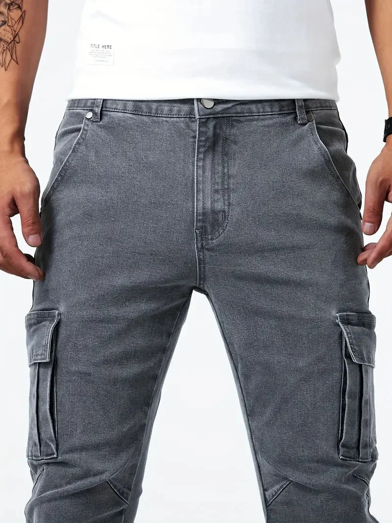 Men’s Slim Fit Cargo Trousers | Work