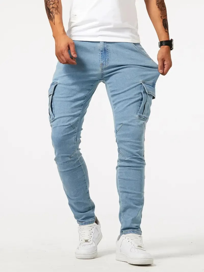 Men’s Slim Fit Cargo Trousers | Work