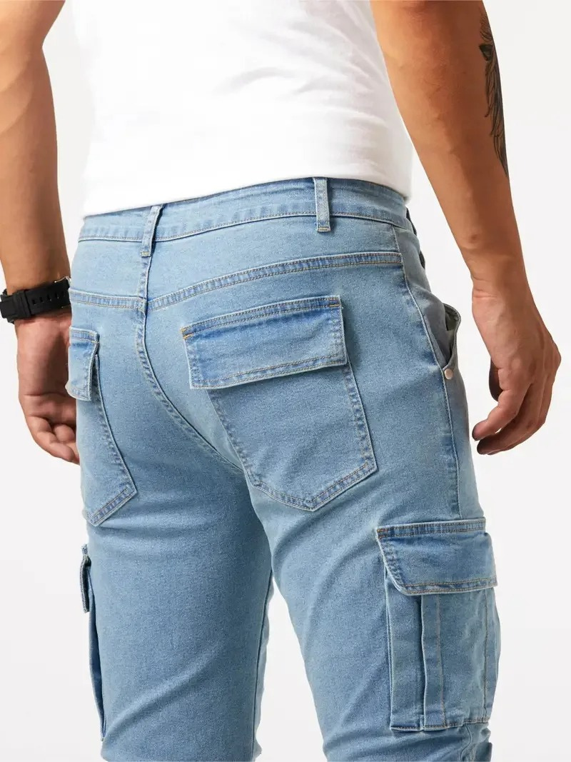 Men’s Slim Fit Cargo Trousers | Work