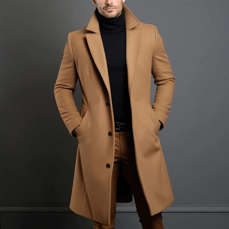 Men’s Elegant Winter Coat | Long
