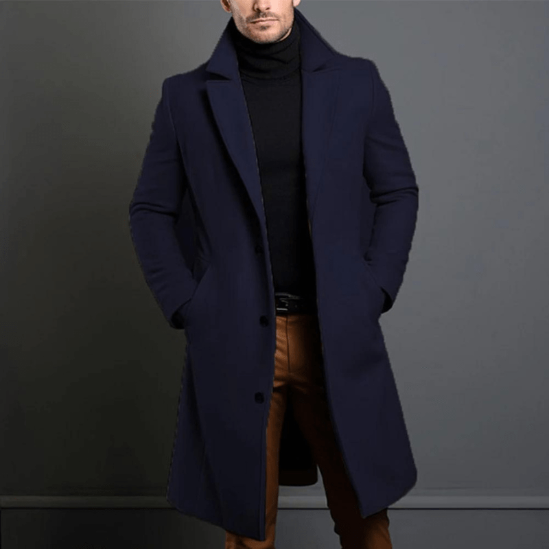 Men’s Elegant Winter Coat | Long