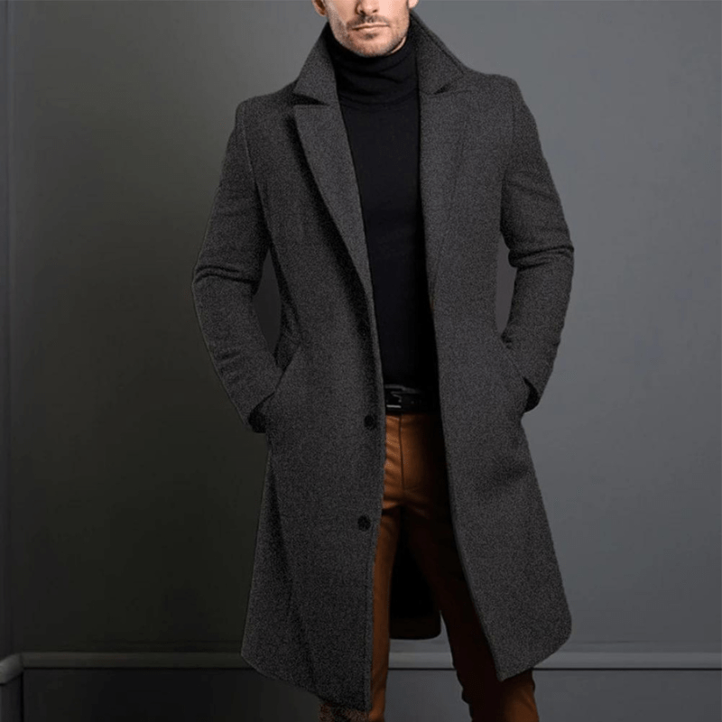 Men’s Elegant Winter Coat | Long