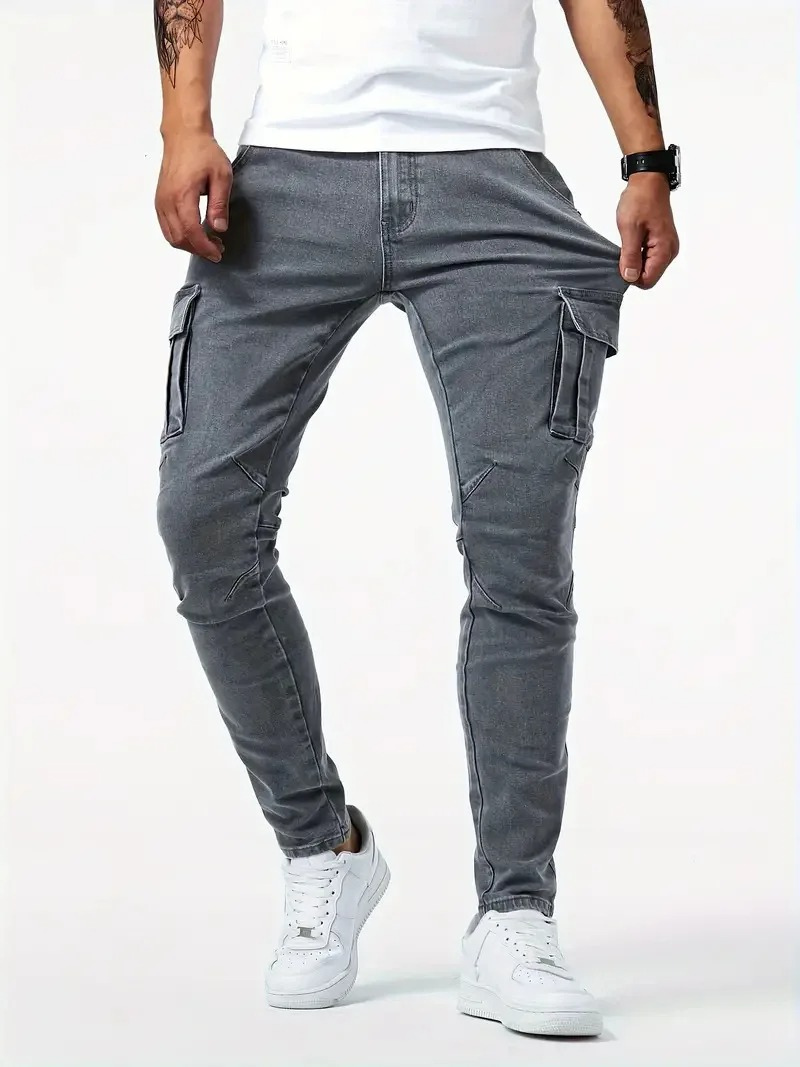 Men’s Slim Fit Cargo Trousers | Work