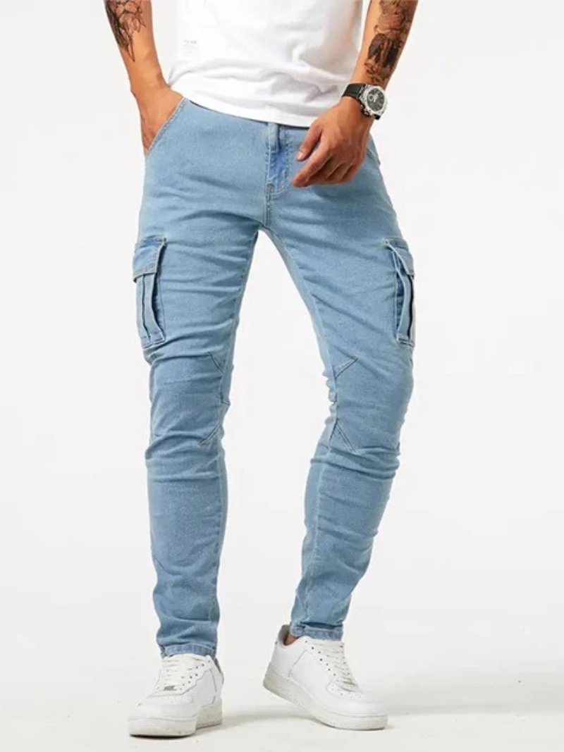 Men’s Slim Fit Cargo Trousers | Work