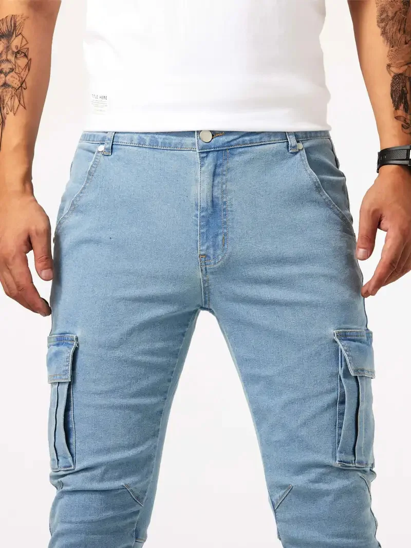 Men’s Slim Fit Cargo Trousers | Work
