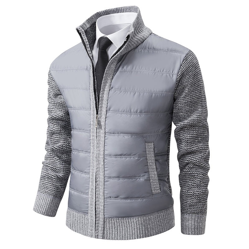 Men’s Quilted Knit Jacket | Winter