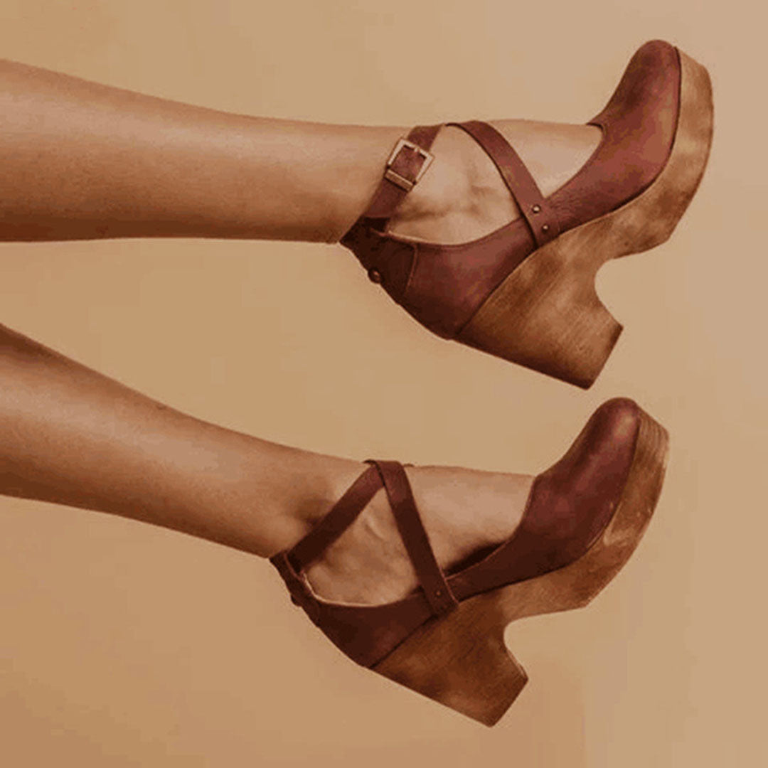 Women’s Wedge Platform Heels | Ankle Strap