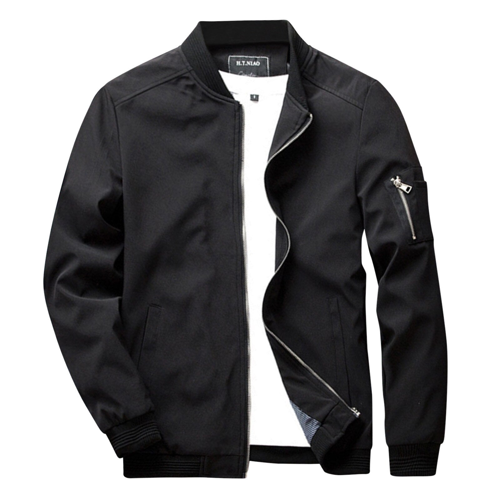 Men’s Bomber Zip-Up Jacket | Lightweight