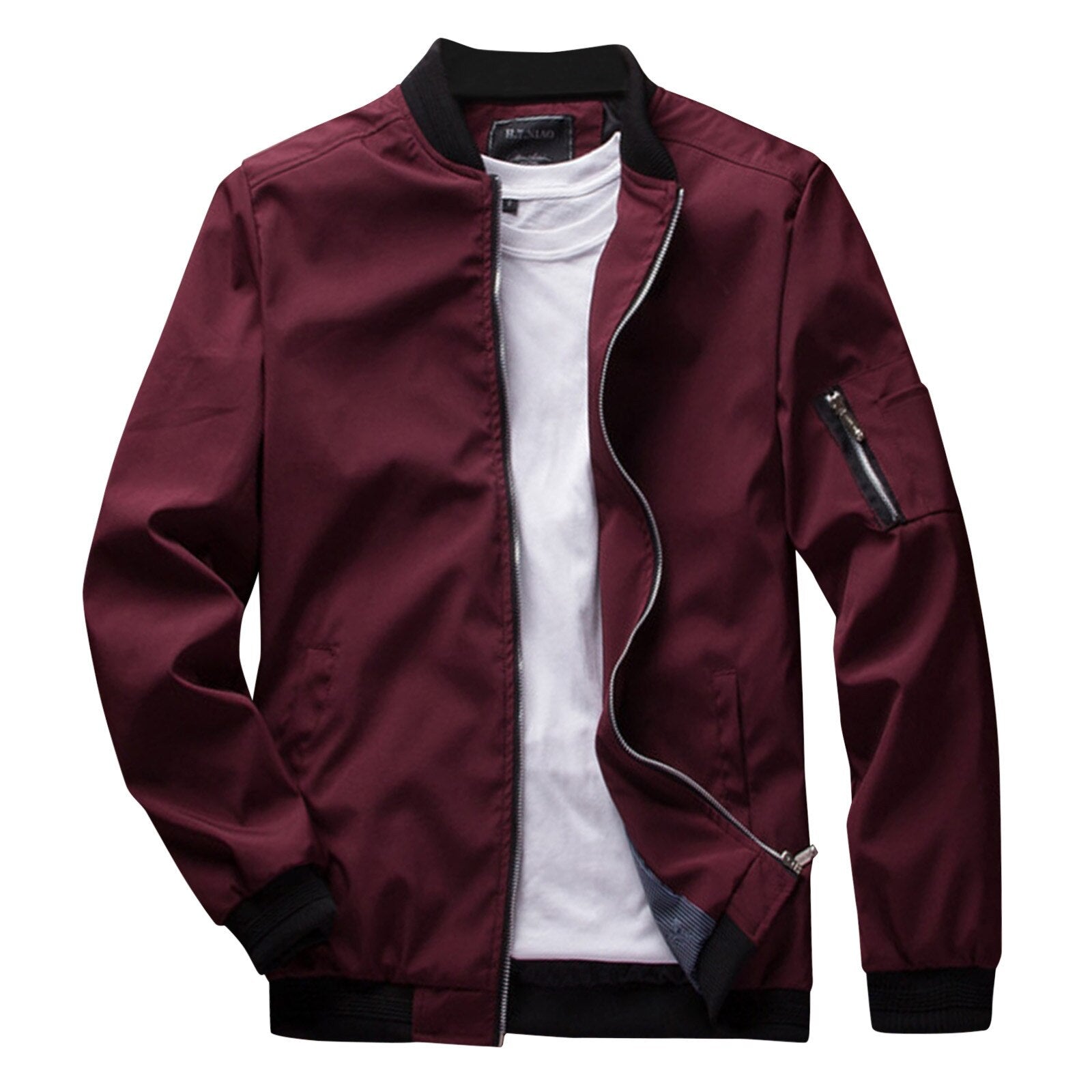 Men’s Bomber Zip-Up Jacket | Lightweight