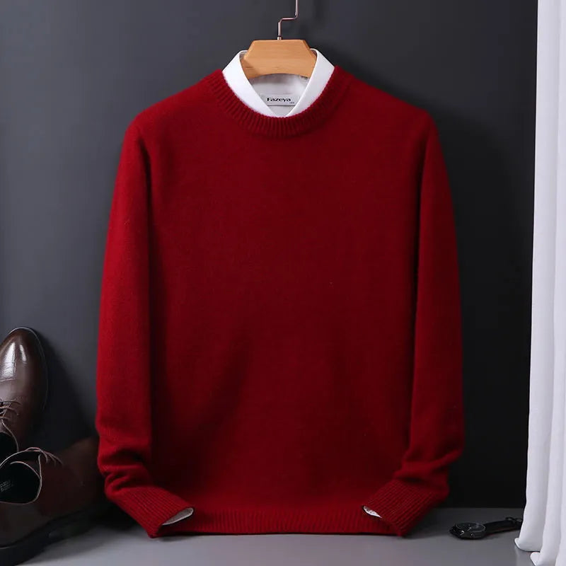 Men’s Crew Neck Jumper | Knitted