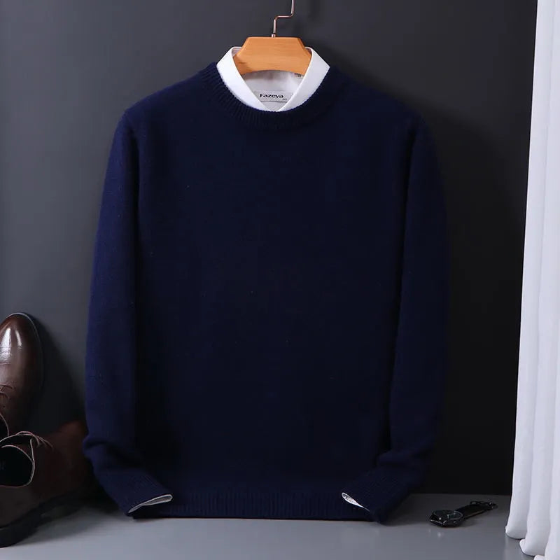 Men’s Crew Neck Jumper | Knitted