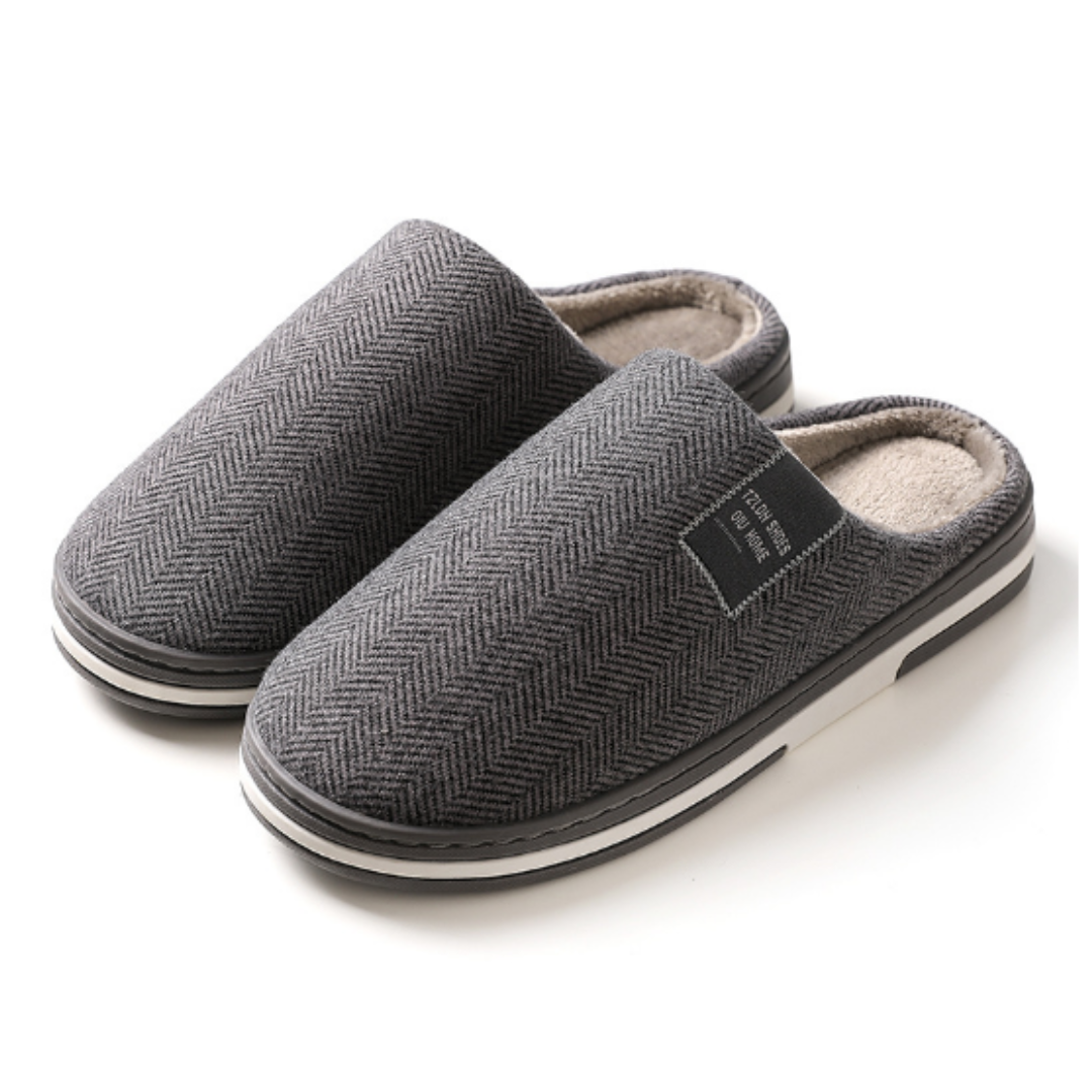 Men’s Warm House Slippers | Slip-On