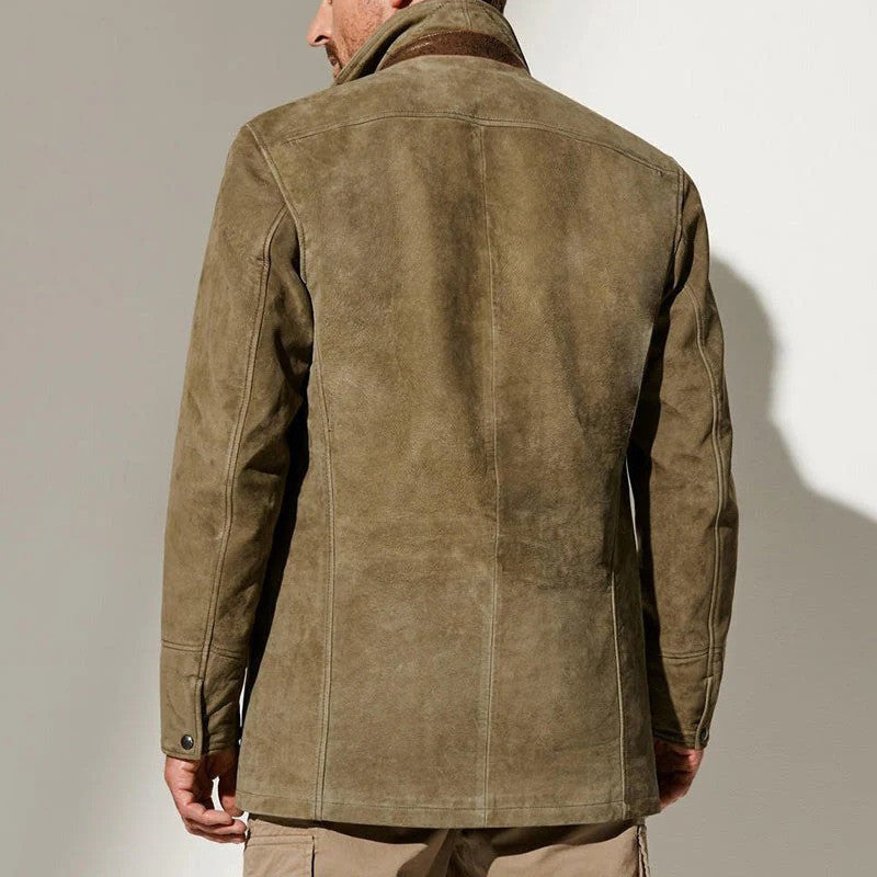 Men’s Winter Jacket | Waist Button Up