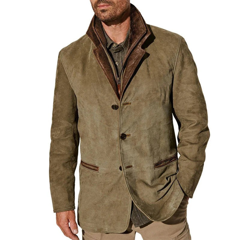 Men’s Winter Jacket | Waist Button Up