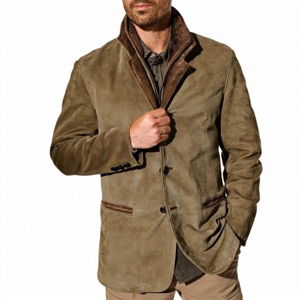 Men’s Winter Jacket | Waist Button Up