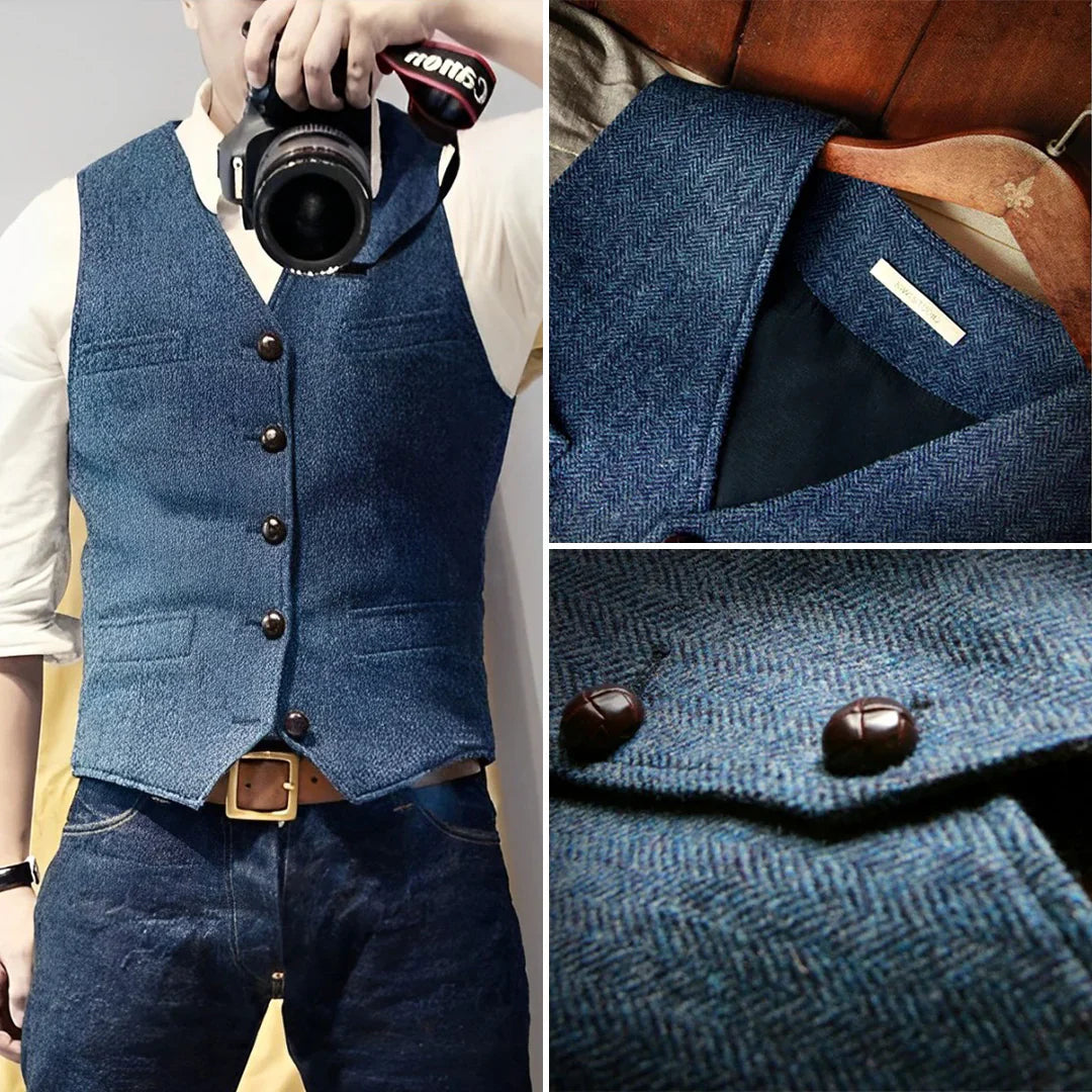 Men’s Longline Knit Waistcoat | Casual