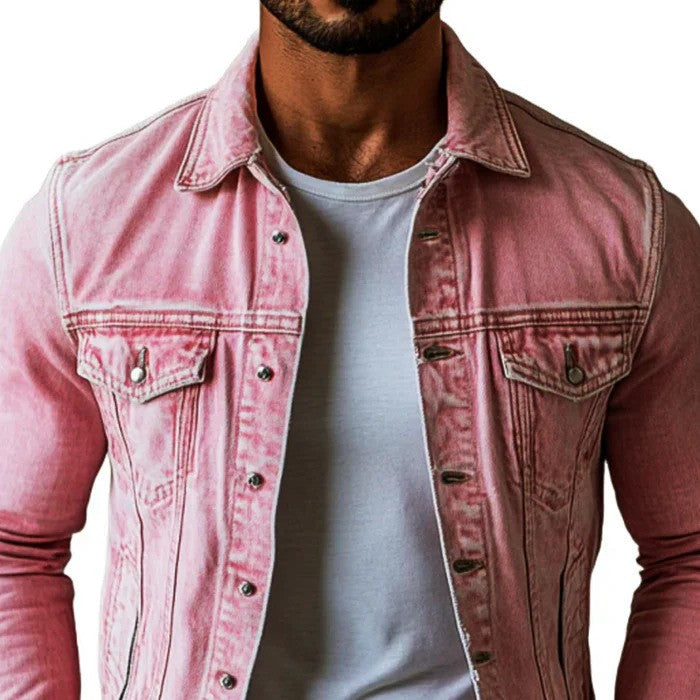 Men’s Denim Jacket | Spring Waist