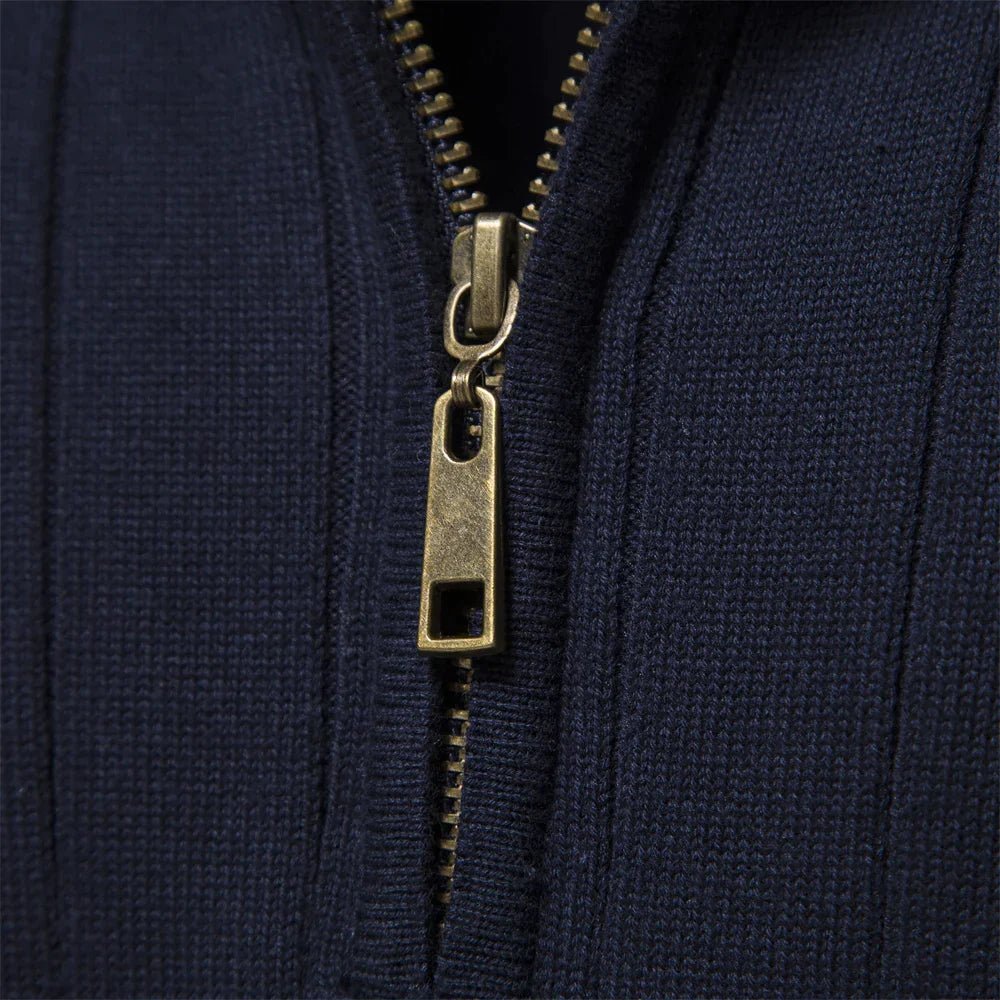 Men’s Knit Half Zip Jumper | Long