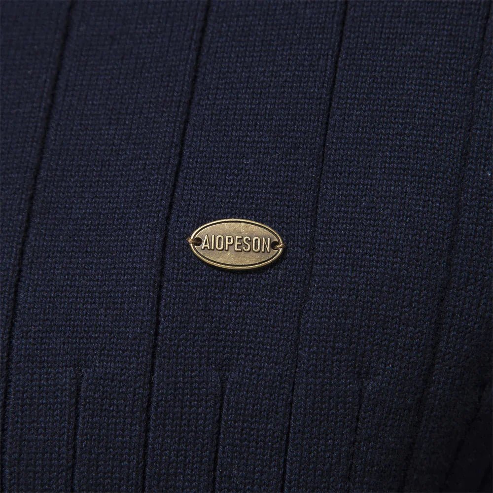 Men’s Knit Half Zip Jumper | Long