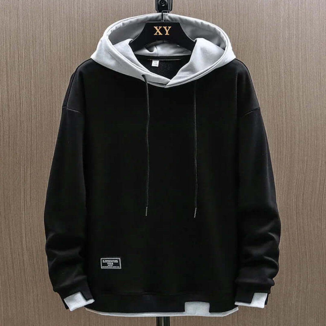 Men’s Longline Pullover Hoodie | Casual