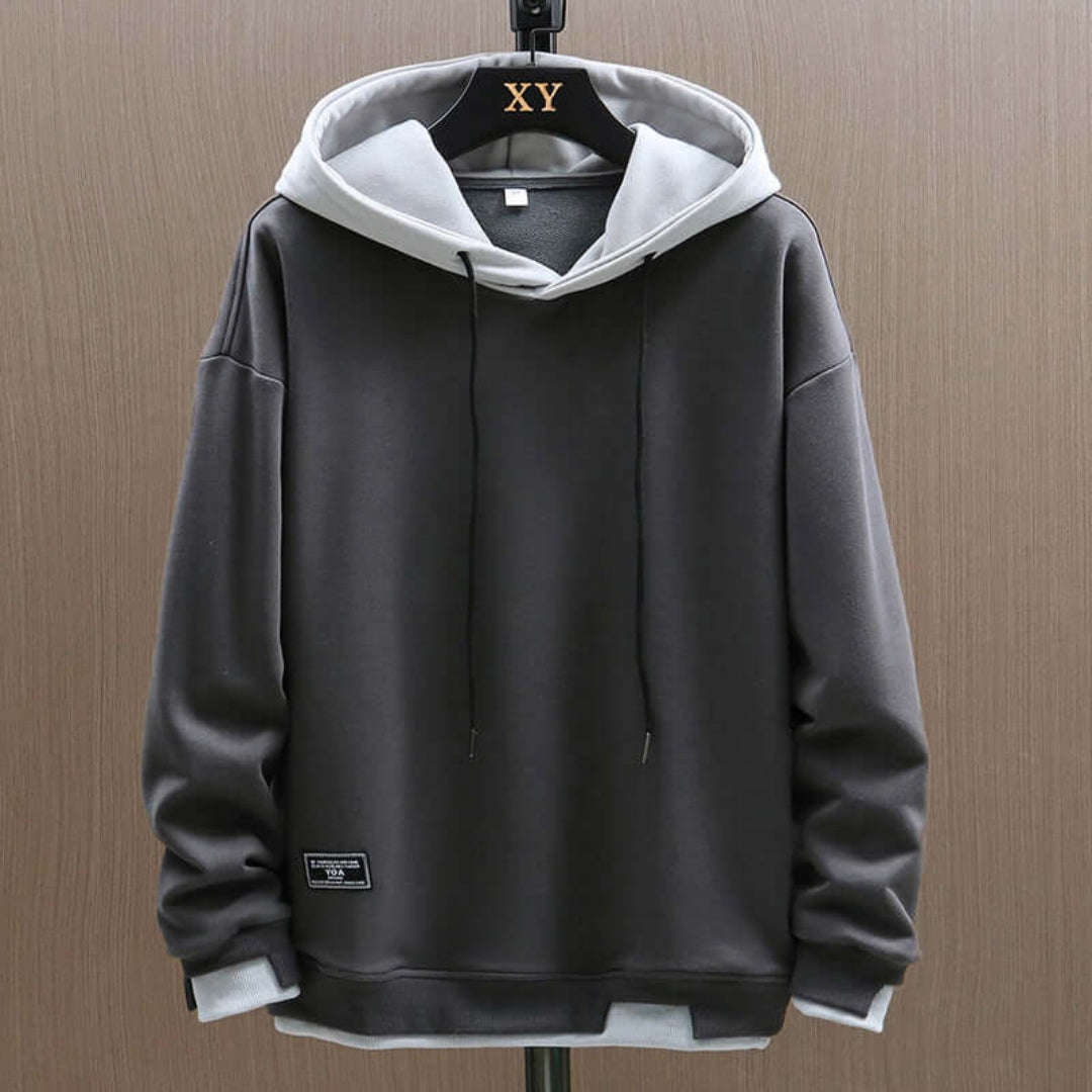 Men’s Longline Pullover Hoodie | Casual