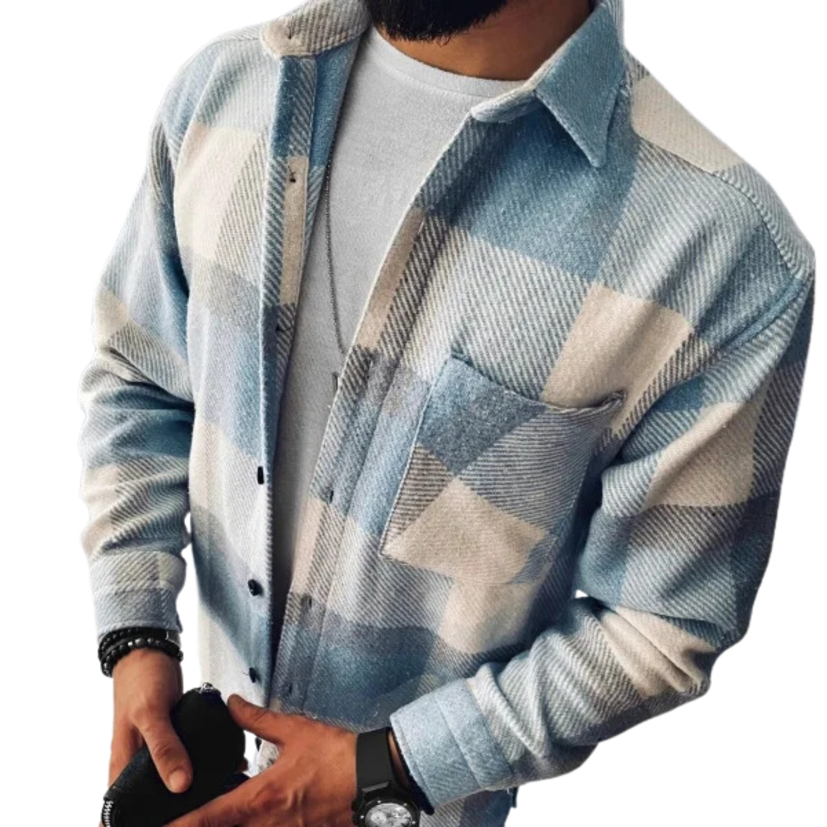 Men’s Checked Casual Shirt | Lightweight