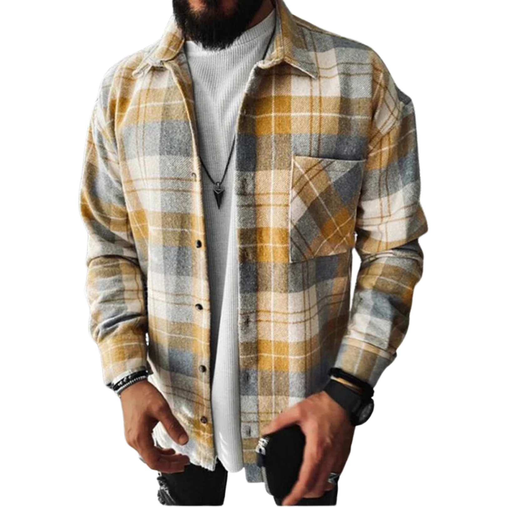 Men’s Checked Casual Shirt | Lightweight