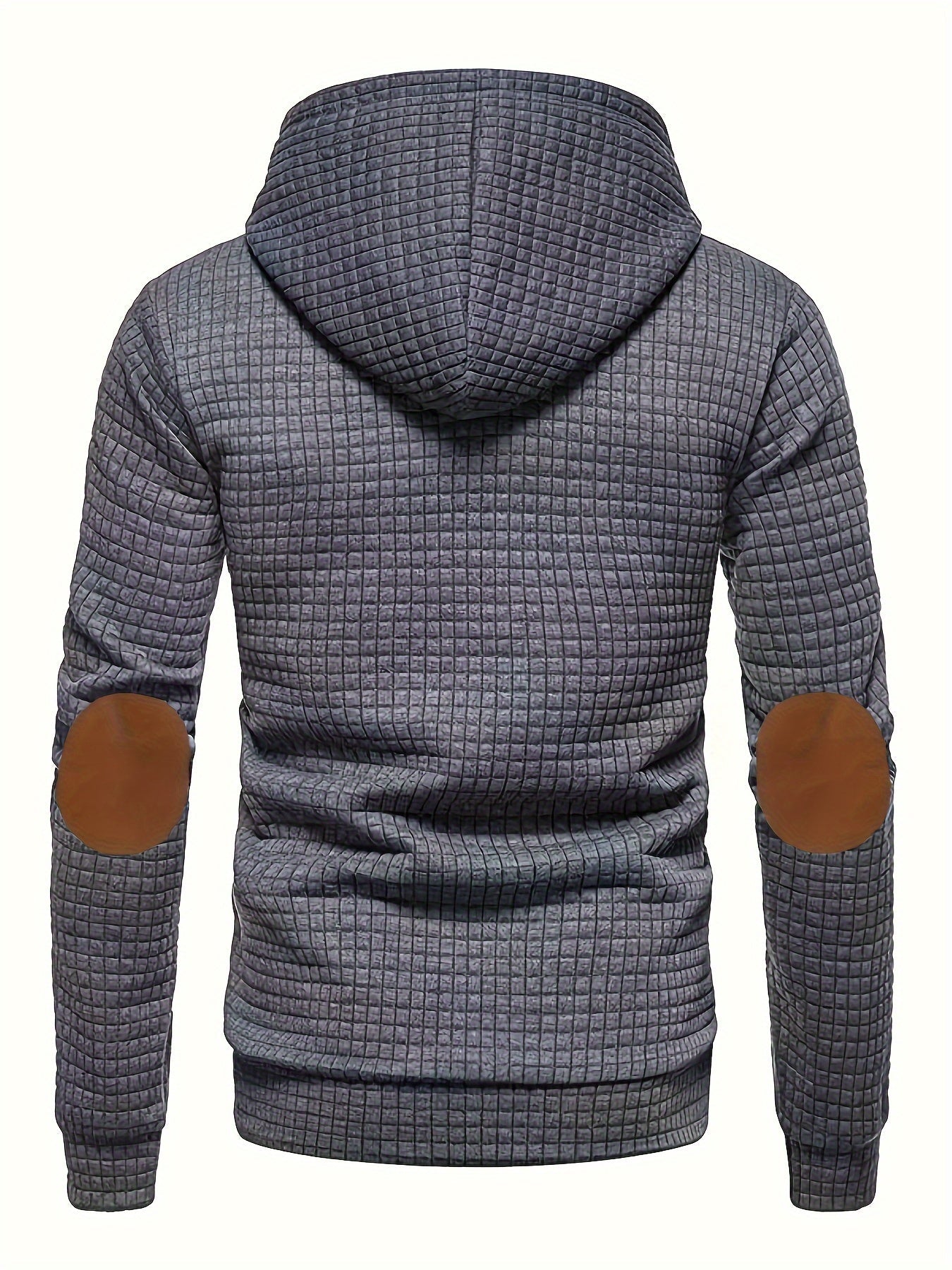 Men's Textured Waffle Hoodie - YZ8M3N5