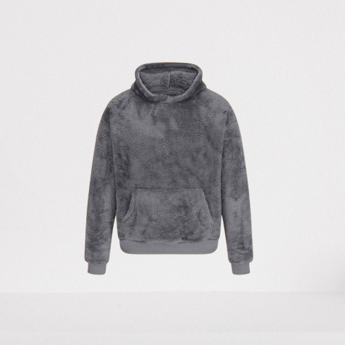 Men's Warm Fleece Hoodie for Winter 8Y3M5L