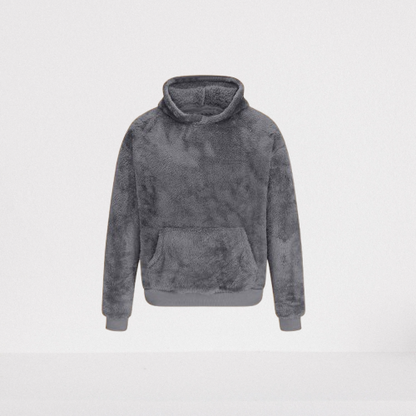 Men's Warm Fleece Hoodie for Winter 8Y3M5L