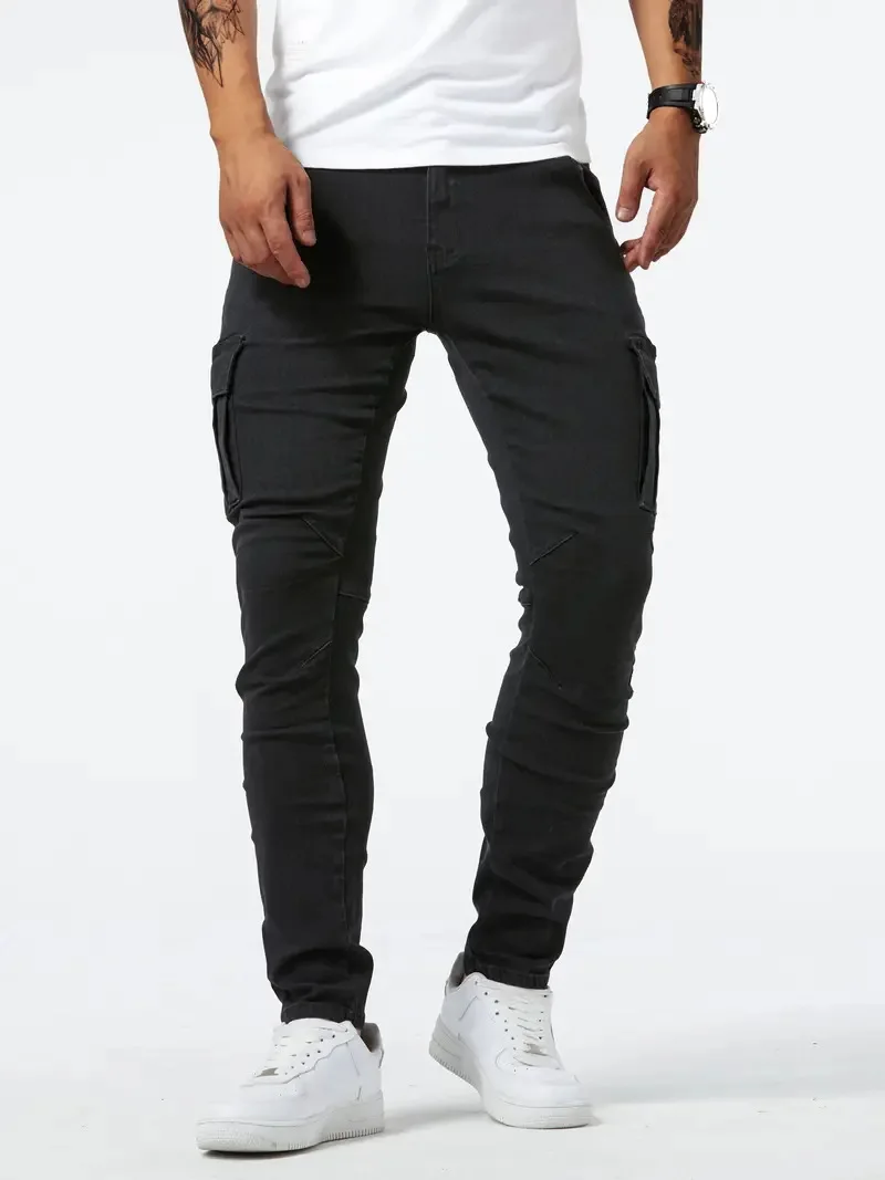 Men’s Slim Fit Cargo Trousers | Work