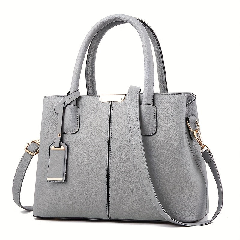 Leather Tote Handbag for Winter