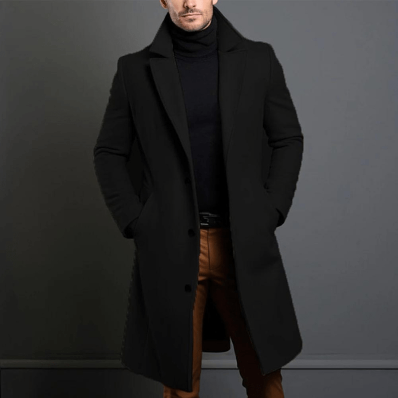 Men’s Elegant Winter Coat | Long
