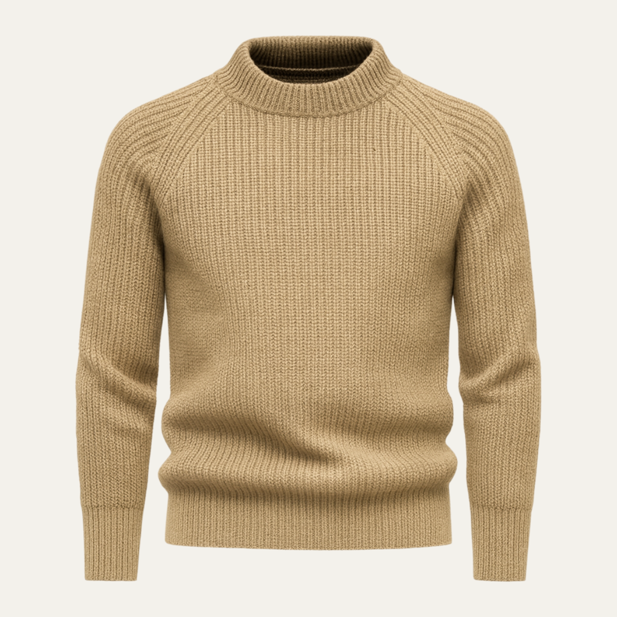 Men’s Wool Crew Neck Knit Jumper for Winter