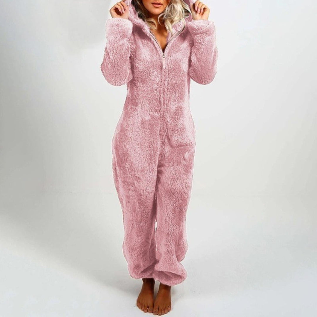 Women’s Fleece Hooded Onesie Pyjama for Winter