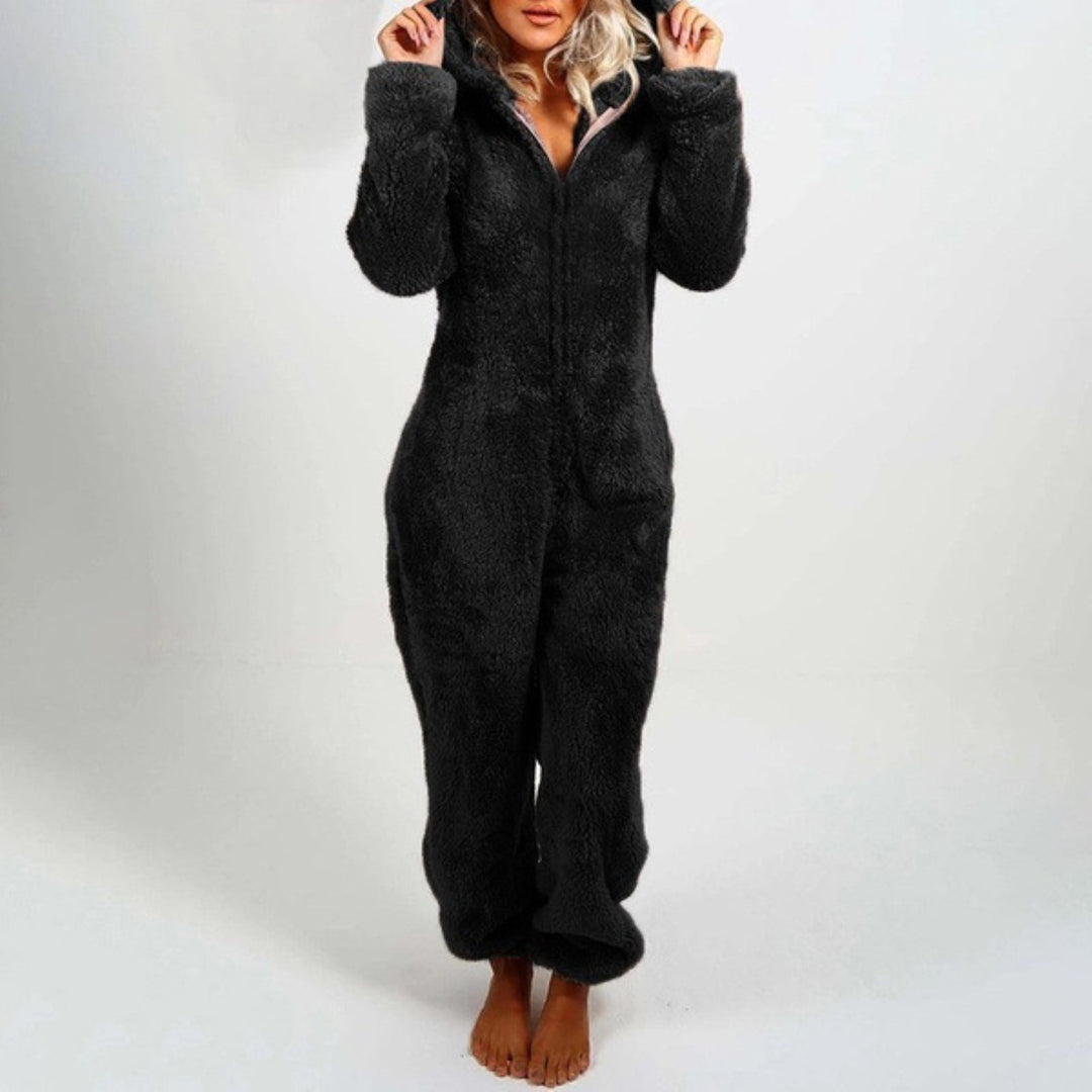 Women’s Fleece Hooded Onesie Pyjama for Winter