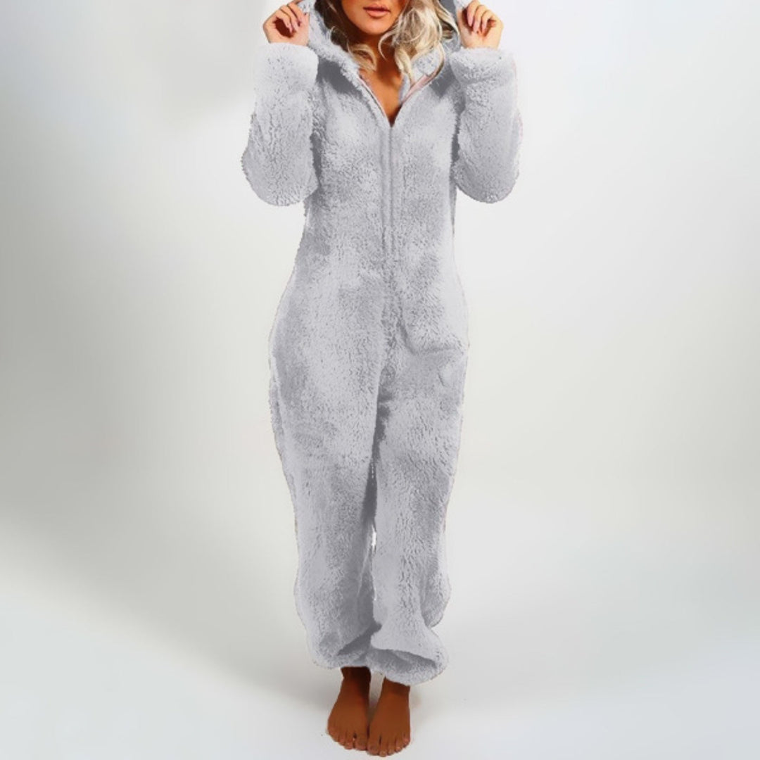 Women’s Fleece Hooded Onesie Pyjama for Winter