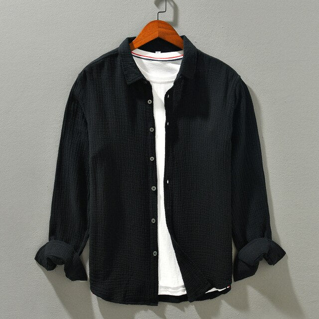 Men's Casual Cotton Shirt | Oversized