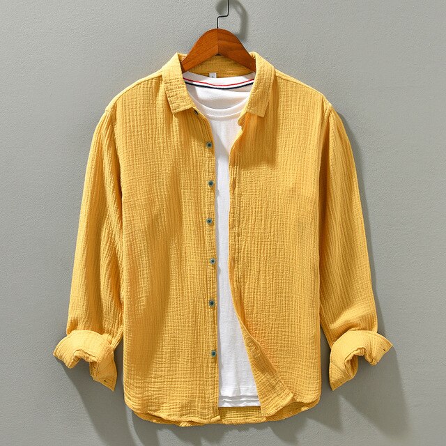 Men's Casual Cotton Shirt | Oversized
