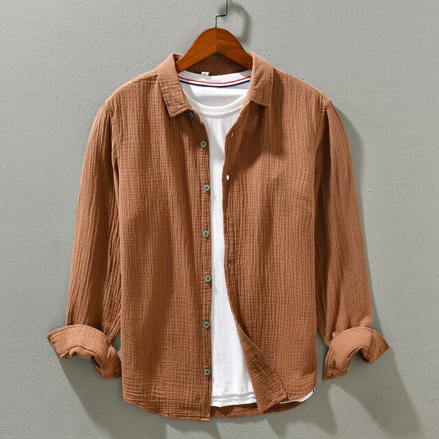 Men's Casual Cotton Shirt | Oversized