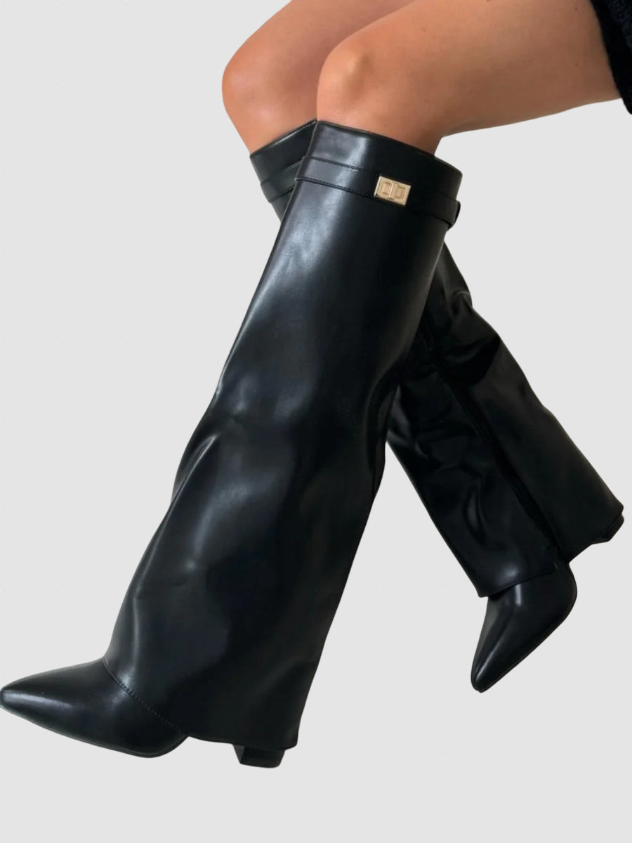 Women’s Suede Knee-High Boots | Winter Comfort Footwear