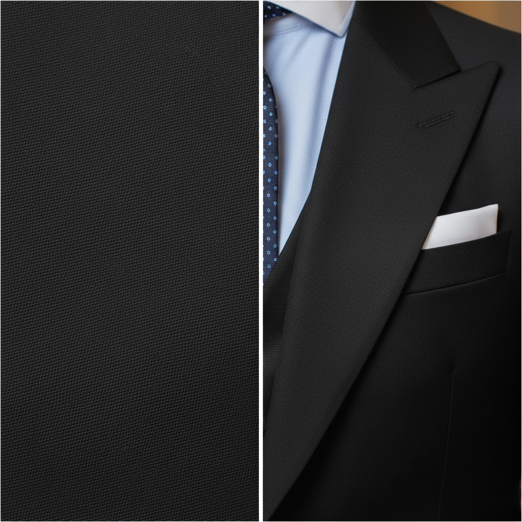 Men’s Wool Three Piece Suit for Winter Formal Wear