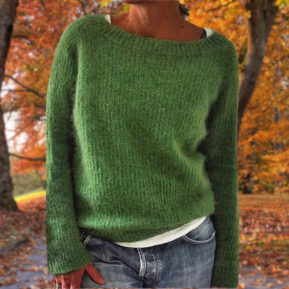 Women’s Wool Knit Jumper for Autumn and Winter