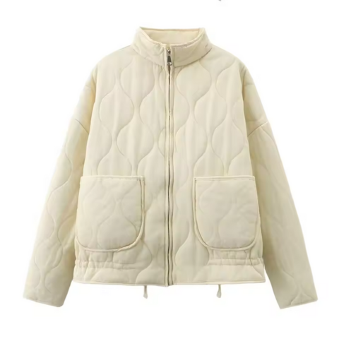 Women’s Cotton Quilted Jacket for Winter Everyday Wear