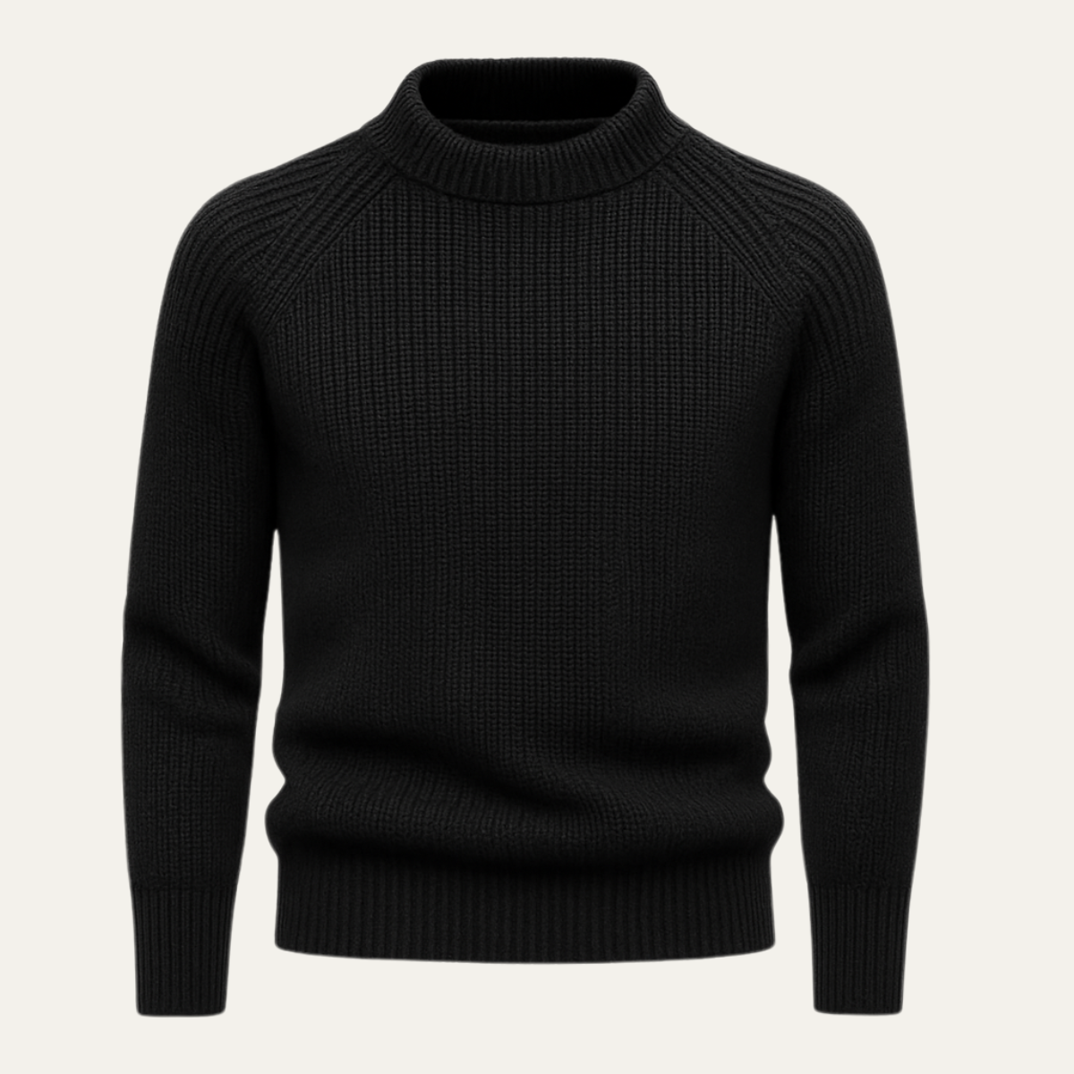Men’s Wool Crew Neck Knit Jumper for Winter